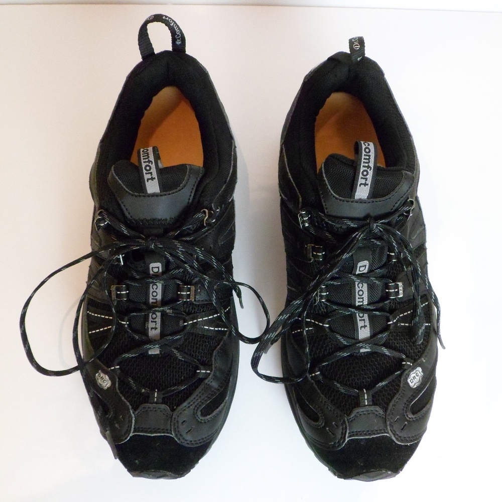 Size 13M Dr Comfort Men's Sneakers 7611 Performance Black Therapeutic Shoes